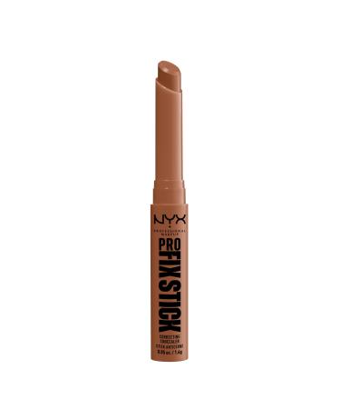 NYX Professional Makeup Correcting Concealer Stick Covers Blemishes Dark Spots and Discolouration 12H Wear Vegan Formula Pro Fix Stick Cappuccino 13 Cappuccino