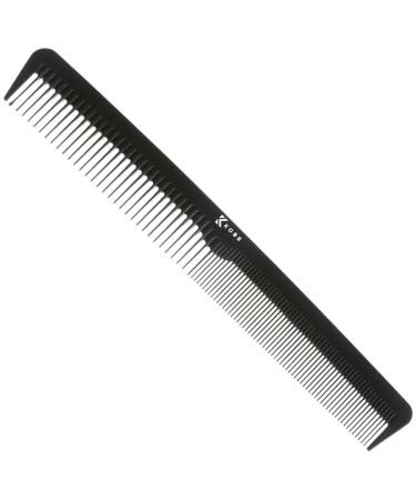 Kobe Professional Carbon Fibre Comb Compact Carbon Comb Coarse Fine 2 Teeth sizes Shatter-Proof Anti-Static Barbers Salon Hairdresser Hair Care Tools For Men And Women Super strong 18cm Long ideal for salon or home use.