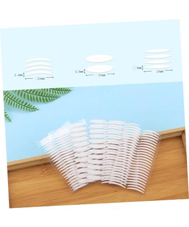 Beavorty 60 Sheets Eyelid Stickers Eyelid Lift Tape Strips Double Eyelid Stickers Invisible Tape Transparent Eyelid Tape Fiber - Buy Online on GoSupps.com