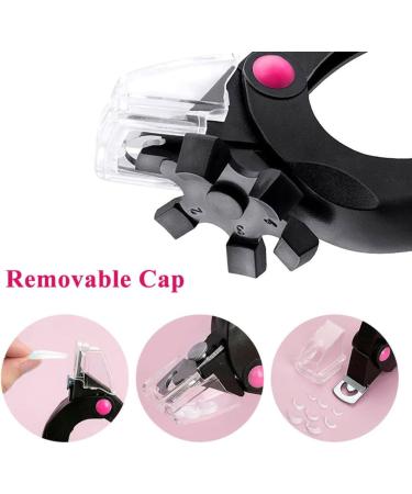 Acrylic Nail Clipper U Shaped Nail Edge Trimmers False Nail Tip Scissors Black fake nail clipper - Buy Online on GoSupps.com
