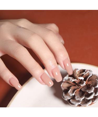 Artdone Sheer Gel Nail Polish Set - 6 Colors Translucent UV Gel for All Seasons - Milky White Pink Nude & Brown - Soak Off LED Lamp Manicure Kit - Buy Online on GoSupps.com
