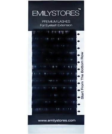 EMILYSTORES 0.25mm C Curl Eyelash Extensions 12mm Silk Mink - International Shipping Available - Buy Online on GoSupps.com