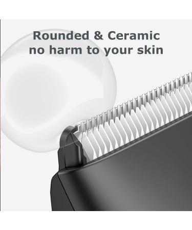 ENSSU Body Hair Trimmer for Men | Waterproof Electric Manscape Groin Trimmer with Skin-Safe Ceramic Blade | Ideal for Chest Beard & Pubic Hair - Buy Online on GoSupps.com