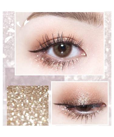 Catkin Liquid Glitter Eyeshadow - High Pigmented, Multi-Dimensional Finish - Long Lasting Shimmer Eyeliner Makeup - 1.7g (C02 Golden Champagne) - Buy Online on GoSupps.com