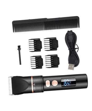 NOLITOY 1 Set Electric Clippers Grooming Clippers Salon Hair Clipper Men Hair Clippers Mens Body Trimmer LCD Display Hair Electric Leg Shaver Adjustable Hair Scissors Stainless Steel