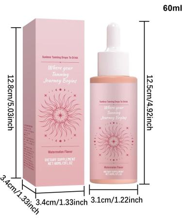  Generisch Self Tanning Drops | Tanning Drops for Water Lightweight Moisturizing Makeup with Sun Protection 60ml for Body and Legs Daily Use Easy to Travel Summer Indoor - Buy Online on GoSupps.com
