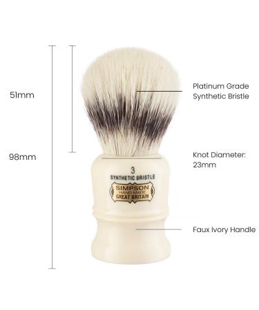 Duke Best Badger Shaving Brush - High-Quality Simpson Shaving Brushes (Duke 3 Best Synthetic) - International Shipping Available - Buy Online on GoSupps.com