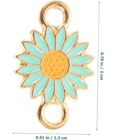TEHAUX 40 Pcs Alloy Jewelry Flower Necklace Floral Necklace Beads in Bulk Bracelet Connector Flower Decor Daisy Daisy DIY Pendant Jewelry Pendant DIY Jewelry Findings Plant Charm Pendant 2X1.3cmx4pcs Bluex4pcs - Buy Online on GoSupps.com