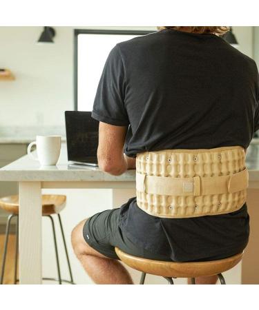 Decompression Back Belt - Size A (25-41") | Lumbar Support for Lower Back Pain Relief | Waist Traction Device & Posture Corrector - Buy Online on GoSupps.com