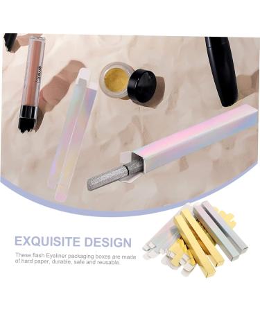  BIUDECO 50 Boxes Lip Gloss Box Lipstick Box DIY Lipstick Bottle Boxes Lip Container Perfume Eyeliner Gold Card - Buy Online on GoSupps.com