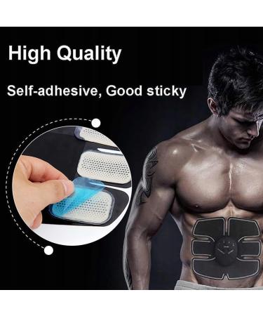Weddhuis 12-Pack EMS Gel Pads for Abdominal Muscle Trainer | Hydrogel Pads for Six-Pack Trainer & Electrical Muscle Stimulation - Buy Online on GoSupps.com