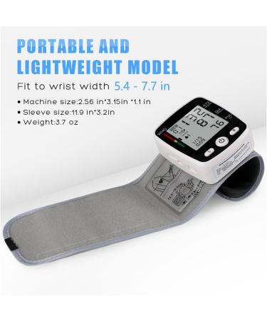 Buy Automatic Wrist Blood Pressure Monitor - USB Charging Voice Broadcast 180 Memory Large Display | International Shipping Available - Buy Online on GoSupps.com