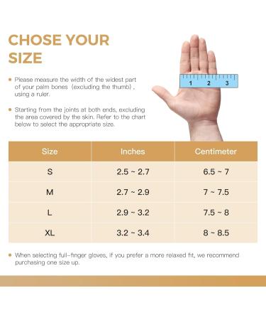 Compression Gloves for Pain Relief | Copper Infused Arthritis Gloves for Women & Men | Full Finger Supportive Therapy Gloves - Large - Buy Online on GoSupps.com