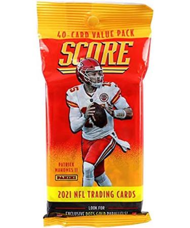 2021 Panini Score Football Jumbo Fat Pack Sealed 40 Card Pack - Look for Trevor Lawrence and Justin Fields Rookie and Autograph Cards