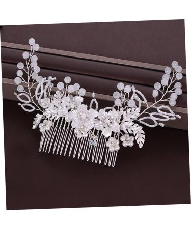 MAGICLULU 1pc Flower Leaf Comb Fashion Hairpin Woman Hair Comb Alloy Hair Decor Hair Accessory Handmade Hair Decor Exquisite Headwear - Buy Online on GoSupps.com