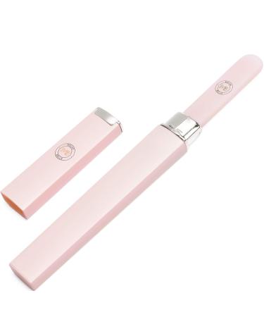 Best Crystal Glass Nail File for Women, Protective Travel Case, Professional Salon Fingernail Files for Pretty Manicure, Great for Natural, Gel and Acrylic Fake Nails, Better Emery Boards, Pink 2mm