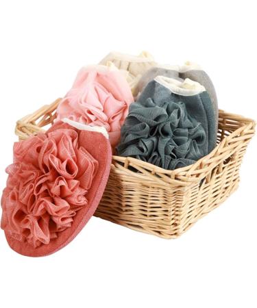 Large Elastic Soft Nonslip Multifunctional Body Wash Puff Sponge Bath Glove - Double-Sided Mesh Bath Mitt - Buy Online on GoSupps.com