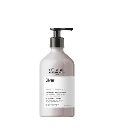 L'Oreal Professionnel Color Depositing Purple Shampoo| Neutralizes Unwanted Yellow Tones | For Natural  Color Treated  Bleached  White Silver  & Blonde Hair | 16.9 Fl. Oz.