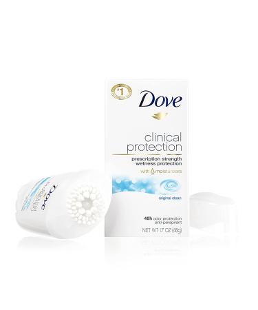 Dove Clinical Protection Anti-Perspirant Deodorant - Original Clean 1.7 oz | Prescription Strength - Buy Online on GoSupps.com