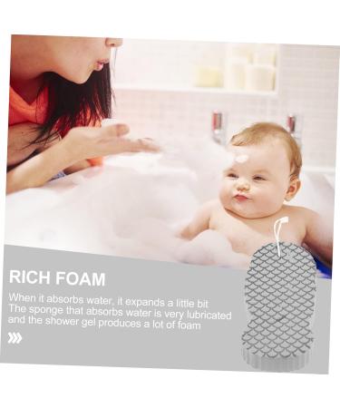 Housoutil 8 Pcs Bath Sponge Set Natural Loofah Body Scrubber & Shower Sponge for Toddler Care | Soft Versatile Bathroom Accessories - Buy Online on GoSupps.com