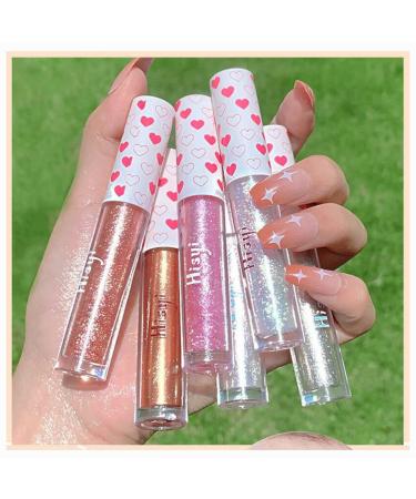 Colorful Liquid Glitter Eyeshadow Set - 6 Sparkling Shades for Highlight Looks - Buy Online on GoSupps.com
