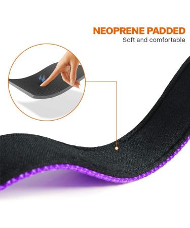 Taglory Purple XS Dog Collar - Soft Padded Neoprene & Nylon Adjustable & Reflective for Training - Perfect for Puppies - Buy Online on GoSupps.com