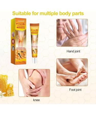 Giutsaull Bee venom gel 2 pieces bee venom cream professional propolis gel joint cream soothing for neck waist back feet and legs - Buy Online on GoSupps.com