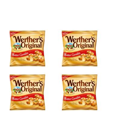 Werther Original Butter Candies 135g - Traditional Butter Candies Deliciously Smooth And Creamy - The Classic Candy Made With Real Butter And Fresh Cream.
