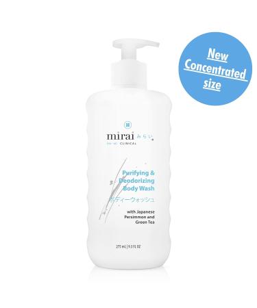 Mirai Clinical Persimmon Body Wash for Aging Skin - Purifying & Deodorizing with Green Tea Extract - 500ml - Buy Online on GoSupps.com