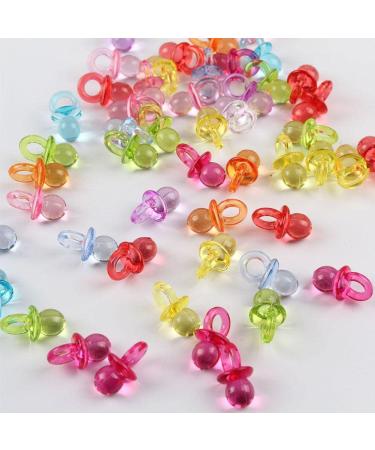 50Pcs Mini Pacifier Cake Decorations - Baby Shower & Birthday Party DIY - Random Colors - Buy Online on GoSupps.com