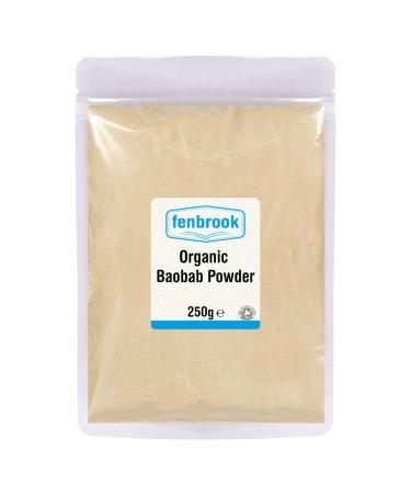 Organic Baobab Powder 250g Certified Organic by Fenbrook Organic