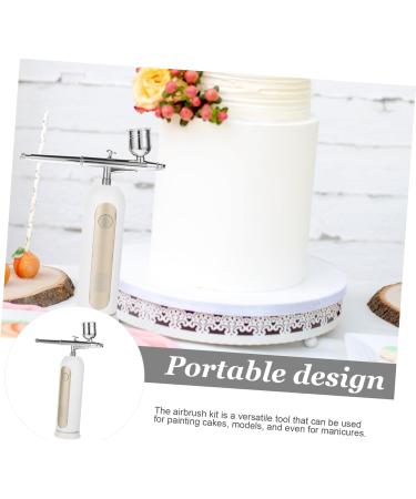minkissy 1 Set Spray Hydrating Apparatus Portable Handheld Airbrush Kit for Painting Nail Art Cake Decoration Makeup Kit Nail Kit Squirt Makeup Airbrush White Compressor Manicure Abs 19.00X15.50X4.50CM White - Buy Online on GoSupps.com