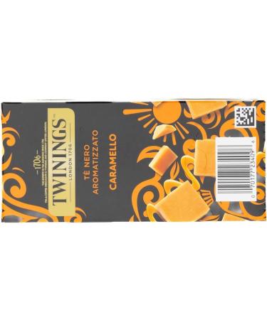  Italian Gourmet E.R. Twinings T Nero Aromatizzato al Caramello Black Tea with Caramel Flavour Pack of 25 Filters 4 x 50 g + Italian Gourmet Polpa 400 g - Buy Online on GoSupps.com