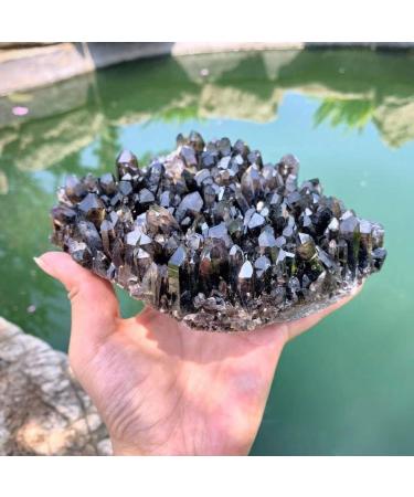 Gift Natural Crystal Aura Smoked Quartz Cluster Folk Rough Natural Crystal Stone ZJGIDTEM (Size : 300-350g) - Buy Online on GoSupps.com