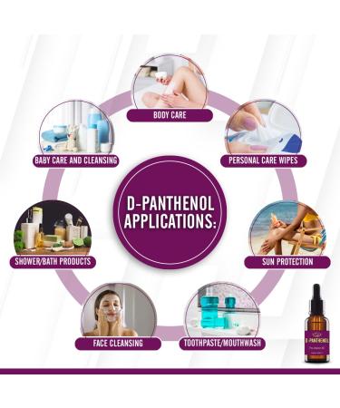Buy D-Panthenol Oil - Cosmetic Grade 76.9% - Ideal for Skin Hair & Nail Care - 0.35 Oz - International Shipping Available - Buy Online on GoSupps.com