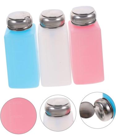  CIYODO 250ml Nail Polish Remover Pump Bottle Nail Art Liquid Dispensing Squeezer Bottle Random Color - Buy Online on GoSupps.com