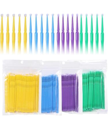 Women Micro Disposable Extension Mascara Brush Eyelash Glue Cleaning Stick 100PCS/Bag(Purple) - Buy Online on GoSupps.com