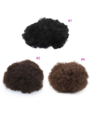 Shop Synthetic Curly Art Hair Clip - Short Afro Puff Extensions | African-American Style Wig - Buy Online on GoSupps.com