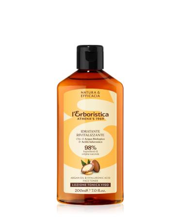 Athena's Herbalist - Facial Toning Lotion - Revitalizing and Moisturizing Facial Lotion - Delicate Lotion with Organic Argan Oil and Hyaluronic Acid - 200ml