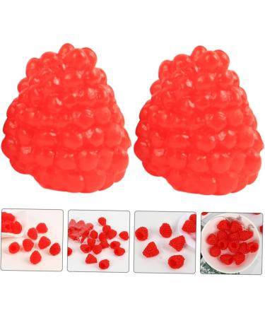 ibasenice 48 Pcs Simulation Fruit Model Photo Prop Desktop Fruit Ornament Simulation Raspberry False Raspberry Decor Lifelike Raspberry Model Pvc Artificial Child Fake Fruit Red 2.30X1.50X1.50CMx3pcs 1 - Buy Online on GoSupps.com