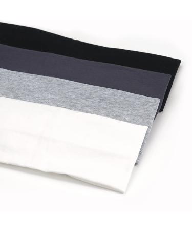 BBGifts 12 Pack Cotton Stretch Headbands for Women and Girls - Non-Slip Workout Head Wraps for Sports, Yoga, Pilates, Running - Solid Colors - Perfect Gift for Active Lifestyle - Buy Online on GoSupps.com