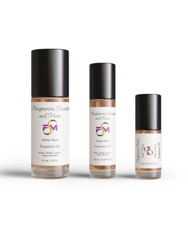Fragrances Scents and More Amber Rose Fragrance Oil - 1 Fl Oz Plastic Bottle (30ml) - Buy Online on GoSupps.com
