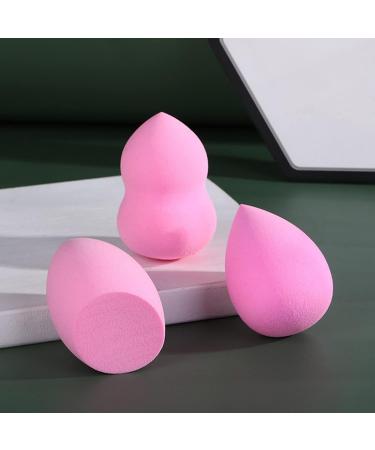 TCPENG Makeup Sponge for Blending Liquid Foundation Cream & Powder - Easy to Clean Super Soft & Non Latex Beauty Blender Concealer Applicator (3 Pack Pink) - Buy Online on GoSupps.com