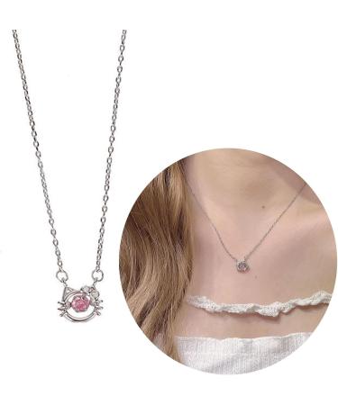 Southjieling Vintage Diamond Choker Necklace | Crystal Peach Heart Pendant | Aesthetic Fashion Jewelry - Buy Online on GoSupps.com