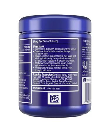 Noxzema Ultimate Clear Pads - Anti Blemish Treatment for Clear Skin | International Shipping Available - Buy Online on GoSupps.com