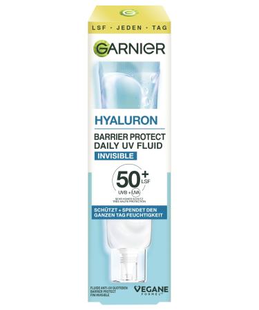 Garnier Garnier Hyaluron Barrier Protect Daily UV Fluid SPF50+ Invisible