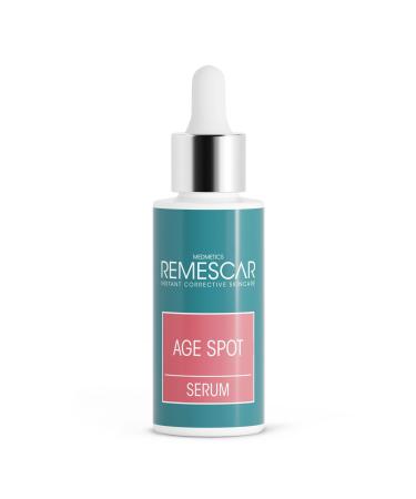 Remescar Age Spot Serum 30ml - Dark Spot Correcting Serum - Clinically Proven Age Spot Remover with Bakuchiol Tranexamic Acid and Anti-Melanogenic Sugars - Hyperpigmentation Cream