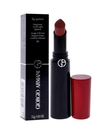 Giorgio Armani Lip Power Longwear Vivid Color Lipstick - 110 Mania for Women | 0.11 oz International Shipping Available - Buy Online on GoSupps.com
