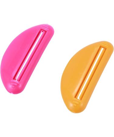 Plumflex 4 pcs Plastic Tube Squeezer Toothpaste Dispenser Holder Rolling Bathroom Extract - Buy Online on GoSupps.com
