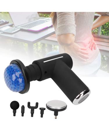 Portable Electrical Massage Device - Adjustable Handheld Percussion Massager with Cold Compress (Black) - International Shipping Available - Buy Online on GoSupps.com